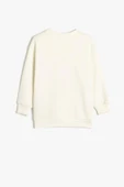 Koton Erkek Çocuk Hayvan Baskılı Sweatshirt Bisiklet Yaka Boxy Pamuk Karışımlı - 2