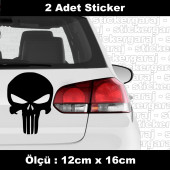 kuru kafa savaş sticker etiket - 2 adet araba kask motosiklet laptop tablet pc atv uyumlu sticker 2 adet - 1