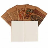 Toptan Defter 50 Adet Kraft Çizgisiz Sayfa 5 Model - 1