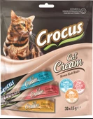 Crocus Çoklu Tavuklu & Ton Balıklı & Somonlu Krema Kedi Ödülü 30x15g - 1