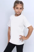 ÇOCUK BASIC TSHİRT SİYAH-BEYAZ 2`Lİ PAKET BİSİKLET YAKA D40 thumbnail 2