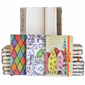 Toptan Defter 60 Adet Sert Kapak Çizgisiz Sayfa 3 Model - 2