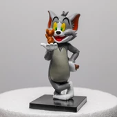 Tom & Jerry Yemek Burger Aksiyon Figürü 2 Adet MODEL  1 thumbnail 3