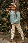 Heritage Puffy Astarlı Peluş Bebek Çocuk Ceket - Kopüşonlu Peluş Mont - ZTPUFCEKET  5-6 yaş KAHVERENGİ - 8