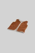 Heritage Puffy Astarlı Peluş Bebek Çocuk Yelek - Wellsoft Yelek - ZTPUFYELEK  5-6 yaş KAHVERENGİ - 5