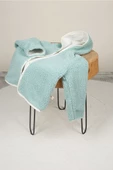 Heritage Puffy Astarlı Peluş Bebek Çocuk Ceket - Kopüşonlu Peluş Mont - ZTPUFCEKET  1-2 yaş YEŞİL - 8