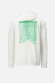 OVERSIZED FIT KAPUSONLU VE SIRT BASKILI SWEATSHIRT - 2