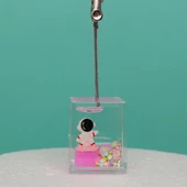 Astronot Tasarımlı Sulu Simli Notluk -Not  Tutacağı thumbnail 4