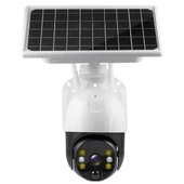 Wifi Uygulamalı Gece Görüşlü Solar Güneş Enerjili Kamera Akıllı Dış Mekan Güvenlik Kamerası - 6
