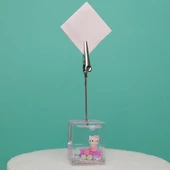 Hello Kitty Tasarımlı Sulu Simli Notluk -Not  Tutacağı - 8