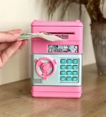 Atm Kasa Kumbara Şifreli Pembe - 2