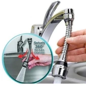 Esnek Spiral Hortumlu Musluk Batarya Ucu Başlığı 2 Farklı Mod Fonksiyonlu Musluk Başlığı - 2