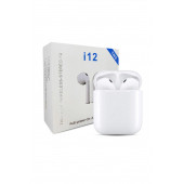 Tws i12 Beyaz Airpods Kablosuz Kulaklık Universal Bluetooth V5.0 İphone & Android Uyumlu Hd Ses Kalitesi - 1