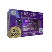 Bıoxcın Collagen Bıotın Şampuan Tüm Saç Tipleri 3 lü Set 300 Ml - 1