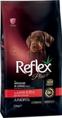 Reflex Plus Orta Büyük Irk Kuzu Etli & Pirinçli Yavru Köpek Maması 15 KG + 3 KG - 1