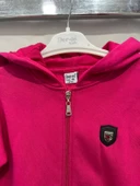 uğurböceğiçocuk 3 İp Kumaş Kapuşonlu Çocuk Hırka 9091 - 8