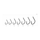 SASAME LIGHT CIRCLE TW F-401 BLACK N. İĞNE  Standart NO 2 - 2