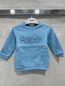 uğurböceğiçocuk Dinazor Baskılı 3 İp Erkek Sweat 12058 - 2