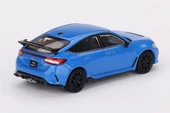 Mini GT 637 Honda Civic TYPE R Boost Blue Pearl 2023 LHD Model Araba - 2