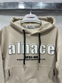 uğurböceğiçocuk Alnace Yazılı Kapuşonlu 3 İp Erkek Sweat 42591 - 4