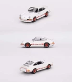 Mini GT 612 Porsche RS 2.7 Grand Prix White Red Livery LHD Model Araba - 2