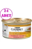 Gold Somonlu Ve Tavuklu Kedi Konservesi 85 gr X 24 - 1
