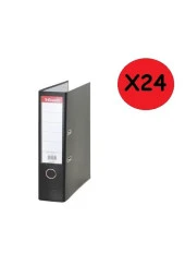 Esselte Klasör Ekonomik Geniş Siyah Klasör (24 Lü Paket) - 1