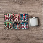 Bardak altlığı,yılbaşı temslı ahşap bardak altlığı - 2