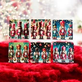 Bardak altlığı,yılbaşı temslı ahşap bardak altlığı - 1