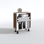 Kenzlife komodin matti cvz 48x40x40 ayarlı ayaklı komidin kitaplık thumbnail 2