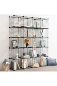 20'li Tel Küp Çok Amaçlı Organizer Raf Siyah 33cm - 3