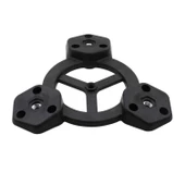 6 Adet Açılı Üçlü Sehpa Bağlantı Aparatı Zigon Puf Tabure Mobilya Masa Ayağı Ayak Takma Tabanı thumbnail 4