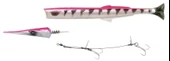 Savage gear Lıne Thru Needlefish Pulsetail 2+1  30cm 85gr Sahte Balık  Pink Barracuda - 3