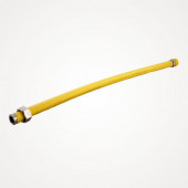Kombi şofben TS 13890 Doğalgaz bağlantı flexi Hortumu 60 cm 3/4 " Makaronlu yeni tip paslanmaz - 2