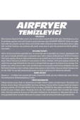 Sır Airfryer Temizleyici Sprey 250ml - 2