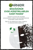 Garnier Kağıt Yüz Maskesi Pure Charcoal Siyah 28gr - 5