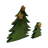 3Lü Yılbaşı Ağacı Ahşap Dekor - Yılbaşı, Noel, Özel Etkinlik - 5