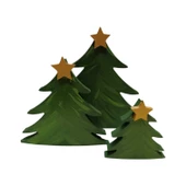 3Lü Yılbaşı Ağacı Ahşap Dekor - Yılbaşı, Noel, Özel Etkinlik - 2