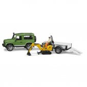 G-BRUDER LAND ROVER ARAZİ ARACI&JCB MİNİ - 2