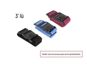 Bagacar Paraşüt 3lü Set Valiz Kılıfı, 3 lü Valiz Kemeri, 3lü Valiz Etiketi thumbnail 5