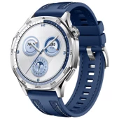 Gpack Huawei Watch GT 5 46mm Kordon Silikon Klasik Metal Tokalı Kayış KRD128 - 2