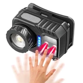 Ps-571 Sensör Xpg Cob Led Usb Şarj Edilebilir Lityum Pilli Zoomlu Kafa Lambası - 2
