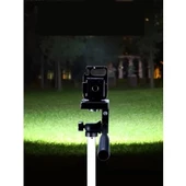 Mini 30 Ledli  Mıknatıslı Anahtarlık Flash Kamp Lambası Askılı Kapak Açacaklı Şarjlı Fener - 2