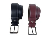 Kumaş Kemer Seti 2'li Bordo Siyah Takım 8683255001330 - 1