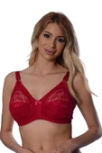 Bordo Dantelli Toparlayıcı Sütyen - 503 - 3