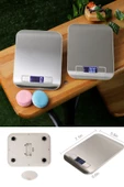 QNİAY Dijital Gıda Ölçeği Paslanmaz Çelik (1gr- 5 Kg )hassas Ölçek Lcd Ekran Diyet Ölçü Mutfak Terazisi thumbnail 3