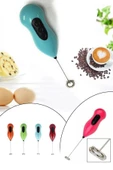 QNİAY Mini Mixer Kahve Süt Köpürtücü Karıştırıcı Cappucino Mikser Star Coffe Yapımı El Mikser - 2