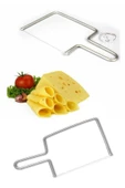 QNİAY Peynir Kesme Şekillendirme Sebze Meyve Dilimleyici + Yedek Kesme Teli - 1