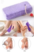 QNİAY Pomza Taşı (1 Adet) Cilt Topuk Kazıyıcı Peeling Banyo Pedikür Manikür Nasır Doğal Ayak Bakımı - 1