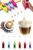 QNİAY Mini Mixer Kahve Süt Köpürtücü Karıştırıcı Cappucino Mikser Star Coffe Yapımı El Mikser - 1